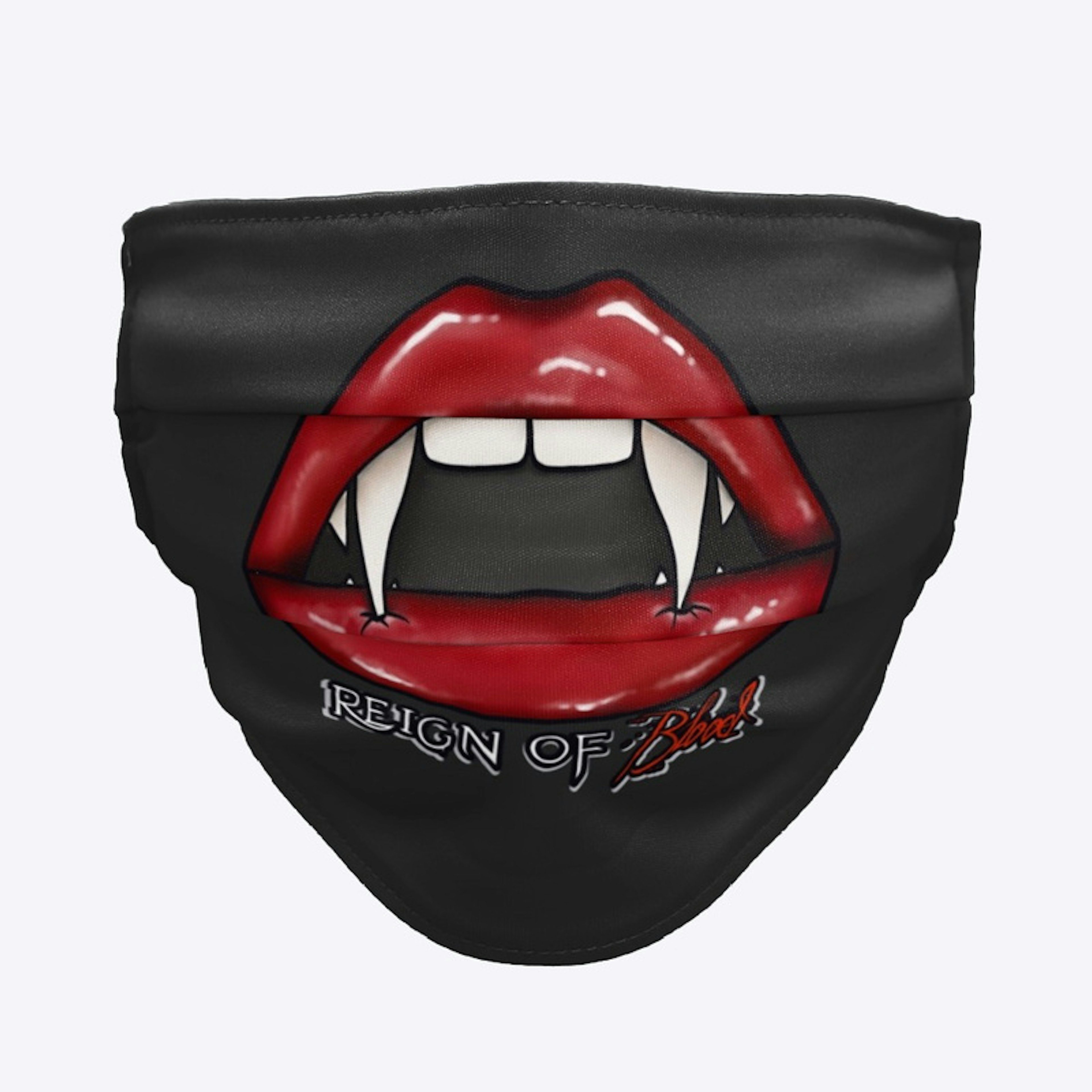 Red Lip Fang Mask